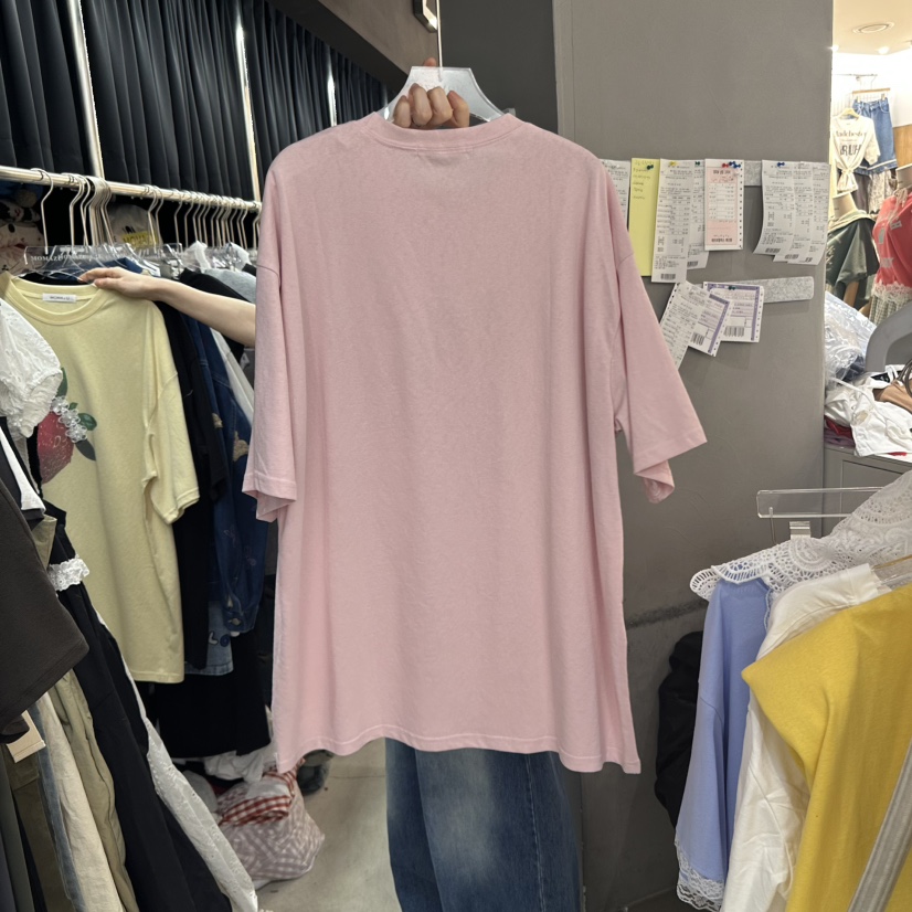 MOMAZU韓國㊣直郵東大門代購女裝新品25春夏推薦休閑熱賣T恤MOMAZUT恤