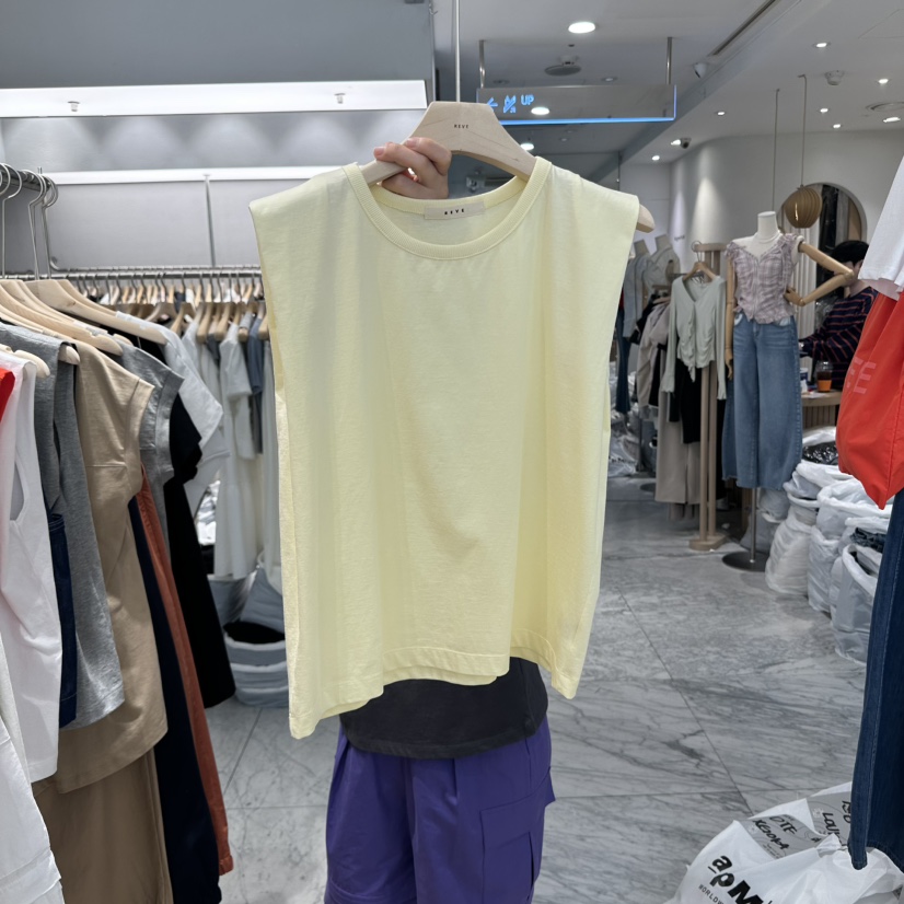 REVE-L韓國㊣直郵東大門代購女裝新款25春夏熱賣時尚吊帶背心REVE-L吊帶/背心圖色2