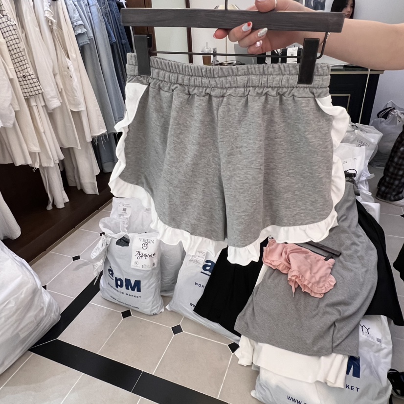 VIRKIN直郵韓國代購㊣女裝新品時尚推薦熱賣人氣25春夏短褲VIRKIN短褲