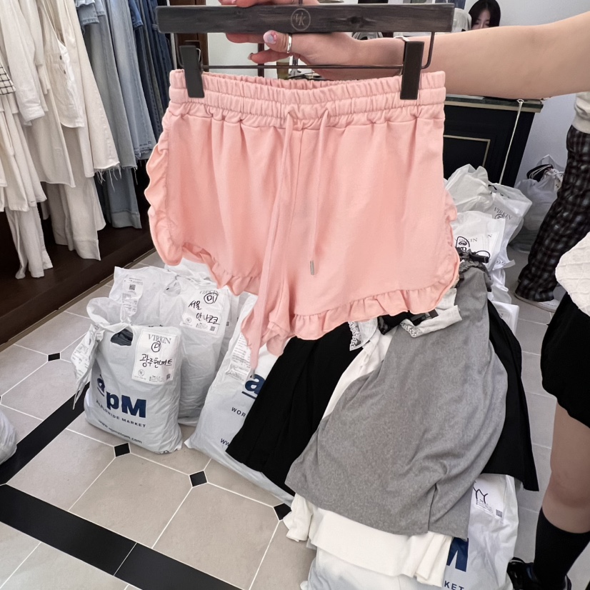 VIRKIN直郵韓國代購㊣女裝新品時尚推薦熱賣人氣25春夏短褲VIRKIN短褲圖色2