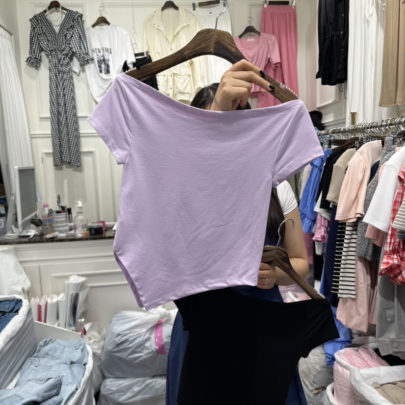 J.RITZY直郵韓國代購㊣女裝新品休閑時尚25春夏推薦人氣T恤J.RITZYT恤