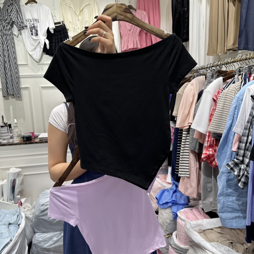 J.RITZY直郵韓國代購㊣女裝新品休閑時尚25春夏推薦人氣T恤J.RITZYT恤圖色3