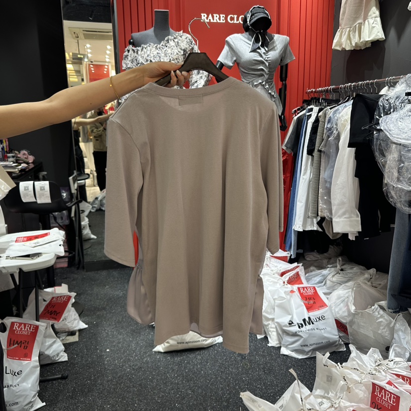 RARE CLOSET直郵韓國代購㊣女裝新品人氣熱賣休閑推薦25春夏T恤RARE CLOSETT恤