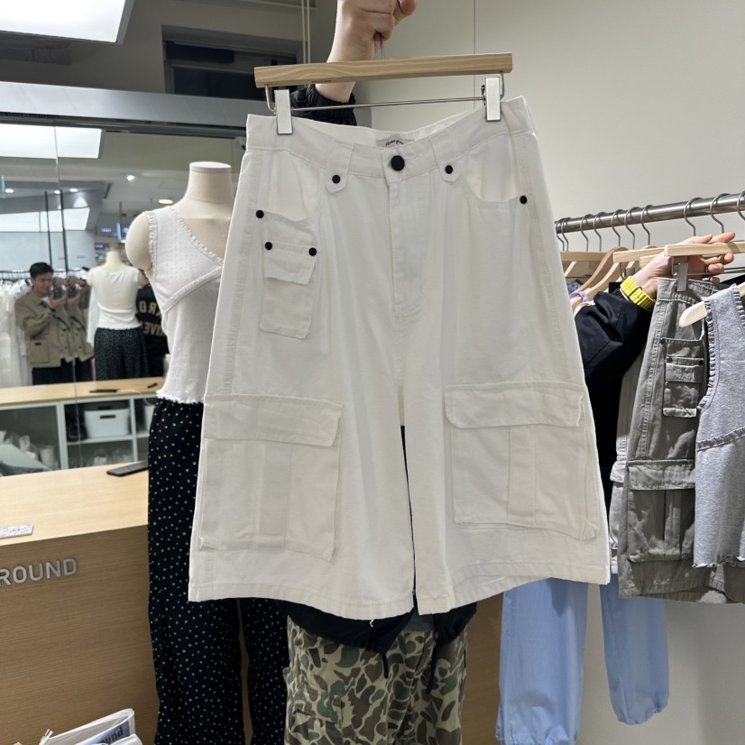 HOME GROUND韓國直郵㊣女裝新品推薦人氣時尚25春夏短褲工裝HOME GROUND短褲