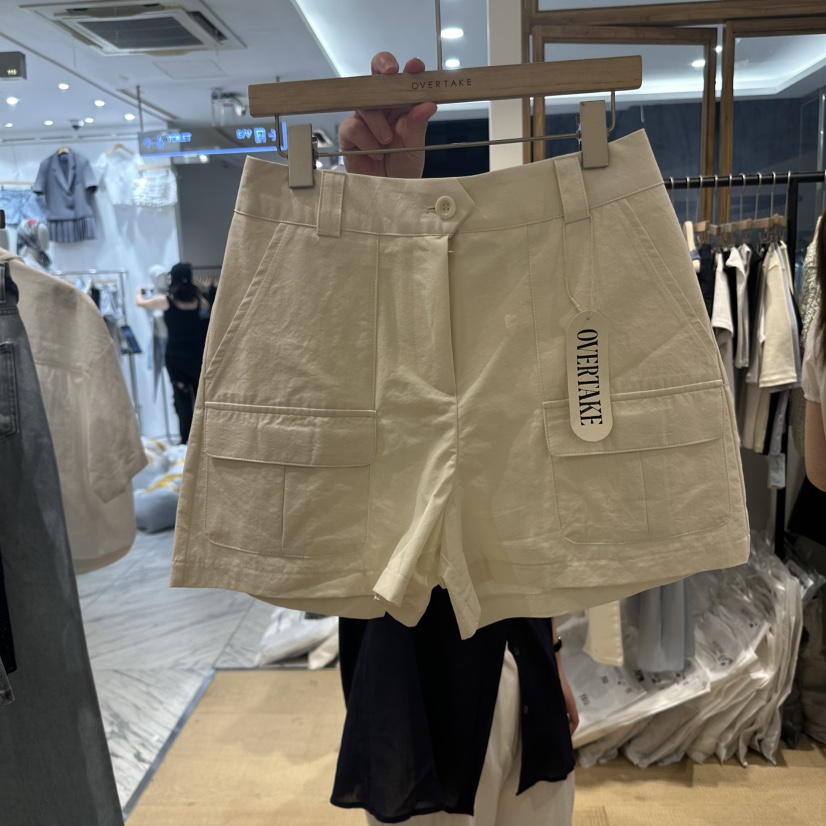 OVERTAKE韓國㊣直郵東大門代購女裝新款人氣休閑時尚推薦短褲OVERTAKE短褲圖色1