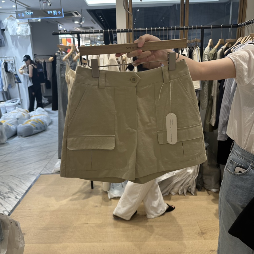 OVERTAKE韓國㊣直郵東大門代購女裝新款人氣休閑時尚推薦短褲OVERTAKE短褲圖色2
