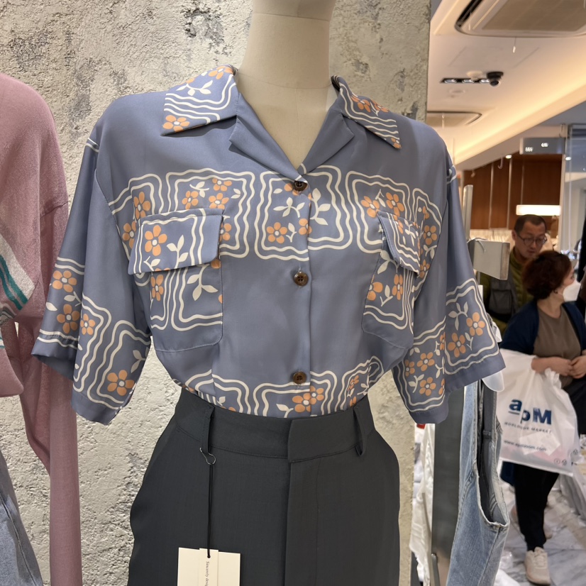 SOLD OUT直郵韓國代購㊣女裝新款熱賣推薦休閑人氣襯衫蕾絲衫SOLD OUT襯衫/蕾絲衫圖色1