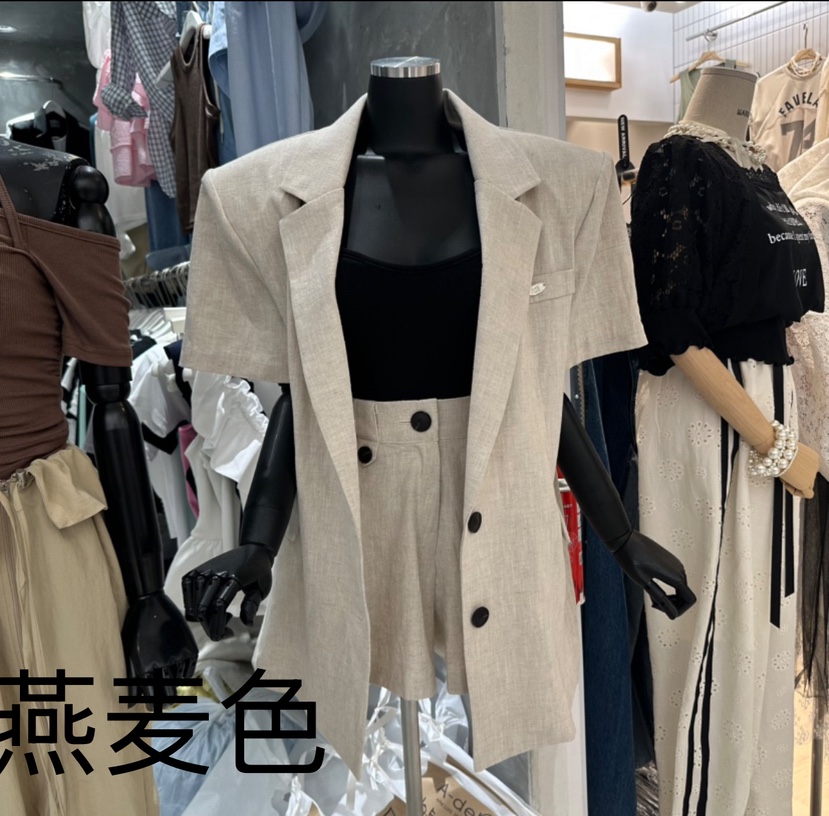 A-DEL韓國直郵㊣東大門實拍女裝新品熱賣休閑25春夏人氣夾克A-DEL夾克圖色2