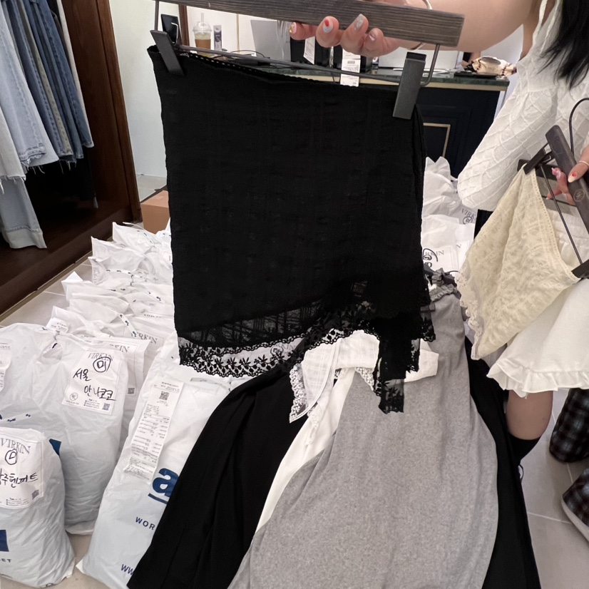 VIRKIN韓國㊣直郵東大門代購女裝新品25春夏推薦休閑圍巾披肩VIRKIN圍巾/披肩圖色3