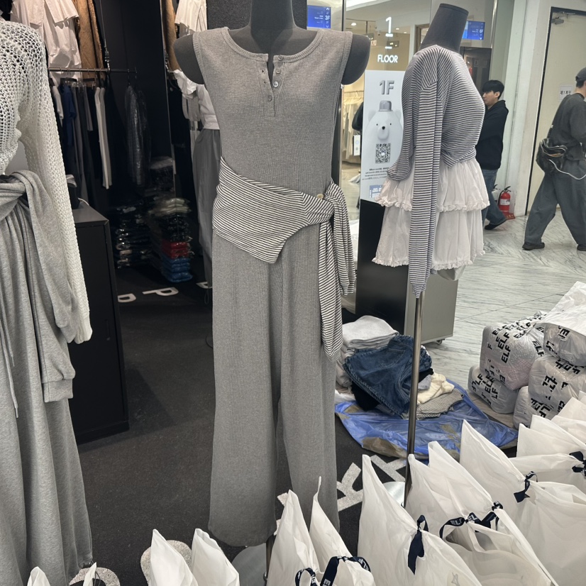 ELF-L韓國㊣直郵東大門代購女裝新款25春夏推薦熱賣連體褲PROJECT ELF/ELF-L連體褲圖色3