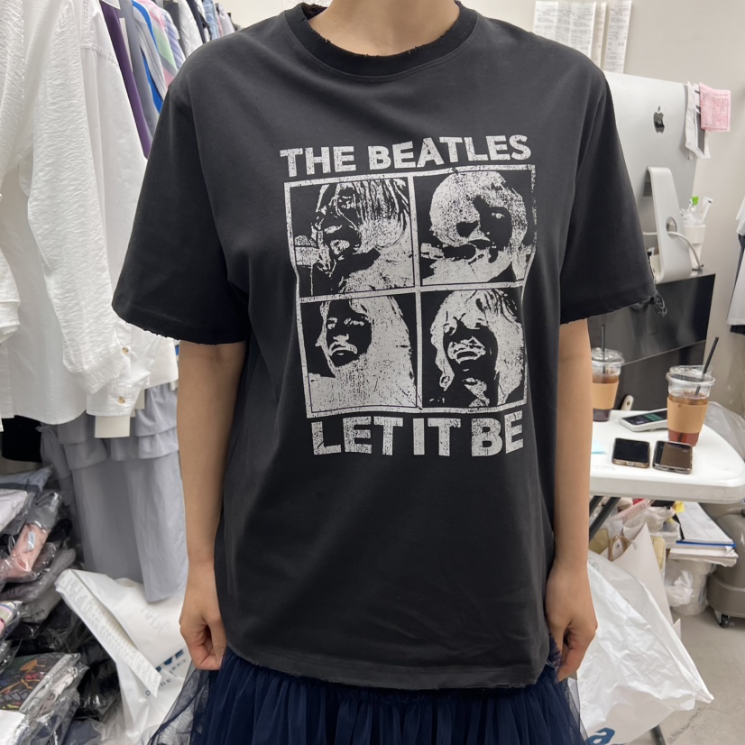 SOLD OUT韓國直郵㊣東大門實拍女裝新款休閑時尚T恤不含內搭SOLD OUTT恤圖色4