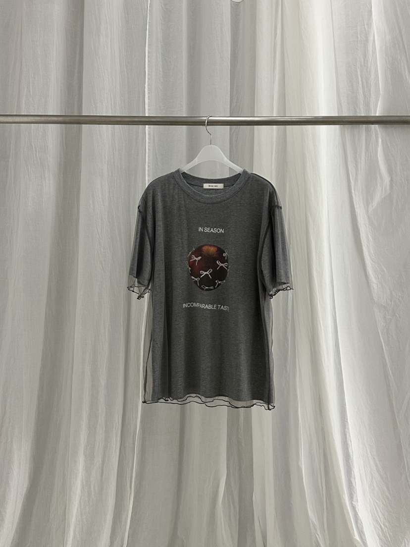 RIVER RAIN韓國㊣直郵東大門代購女裝新品熱賣休閑25春夏T恤RIVER RAINT恤圖色2