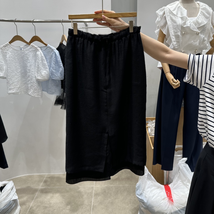 ENVY韓國㊣直郵東大門代購女裝新品時尚25春夏熱賣休閑長裙ENVY長裙