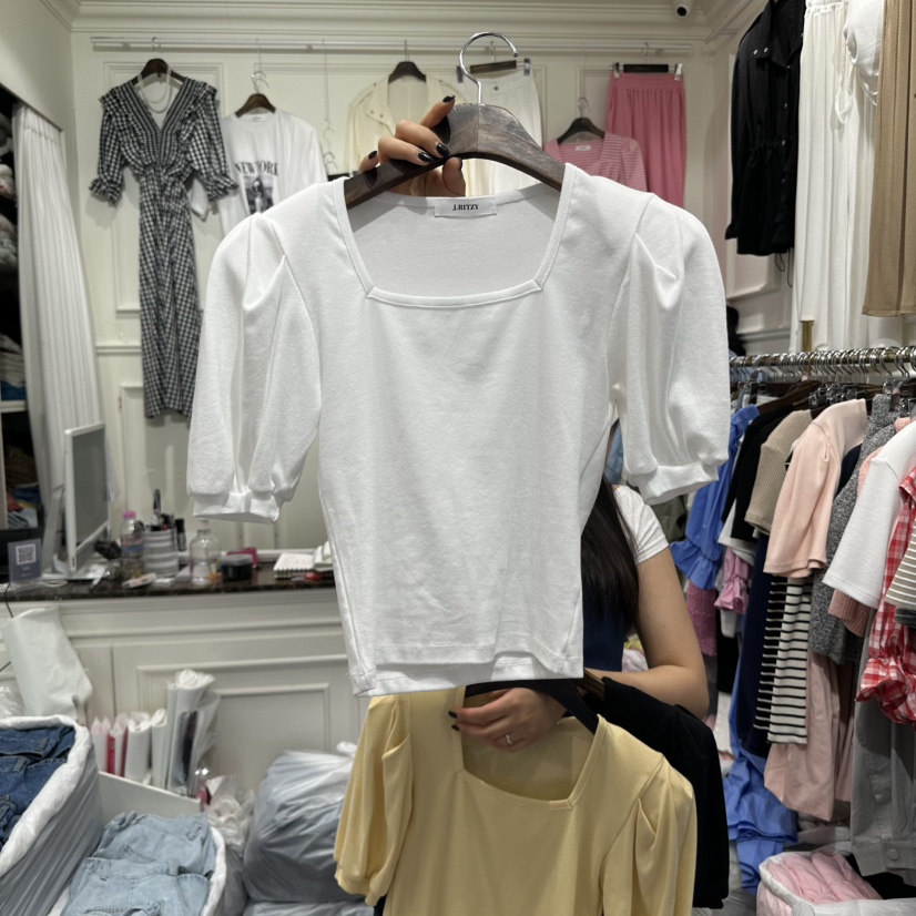 J.RITZY韓國直郵㊣女裝新品人氣25春夏熱賣休閑時尚推薦T恤J.RITZYT恤