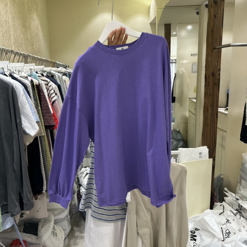 REFLAT韓國直郵㊣東大門實拍女裝新品推薦人氣25春夏長袖T恤REFLAT長袖T恤圖色3