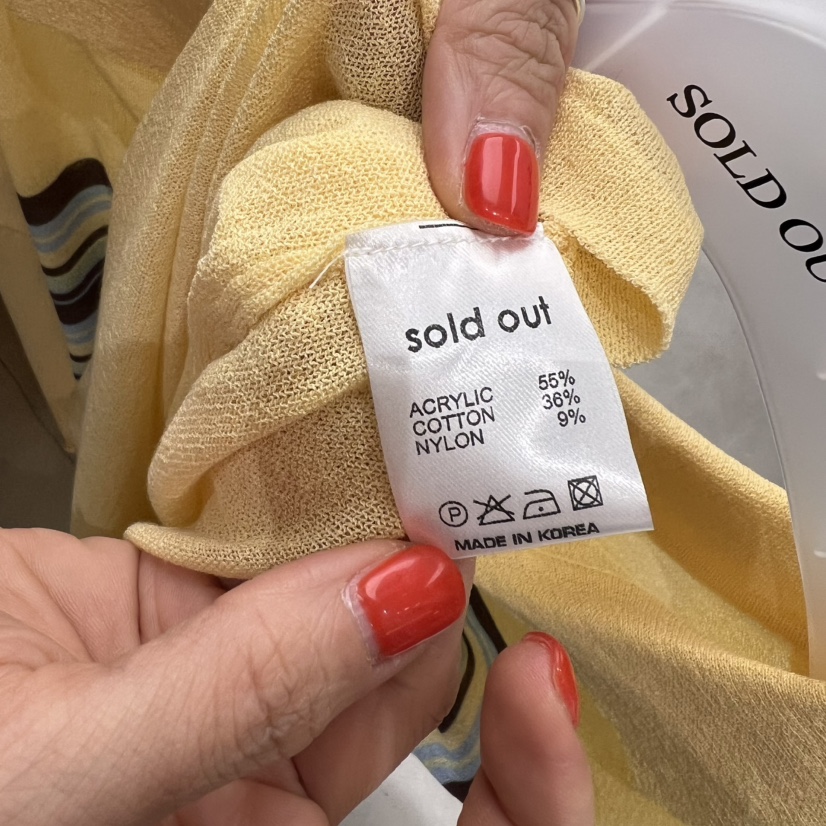 SOLD OUT韓國直郵㊣女裝新品人氣25春夏時尚推薦熱賣針織衫SOLD OUT針織衫