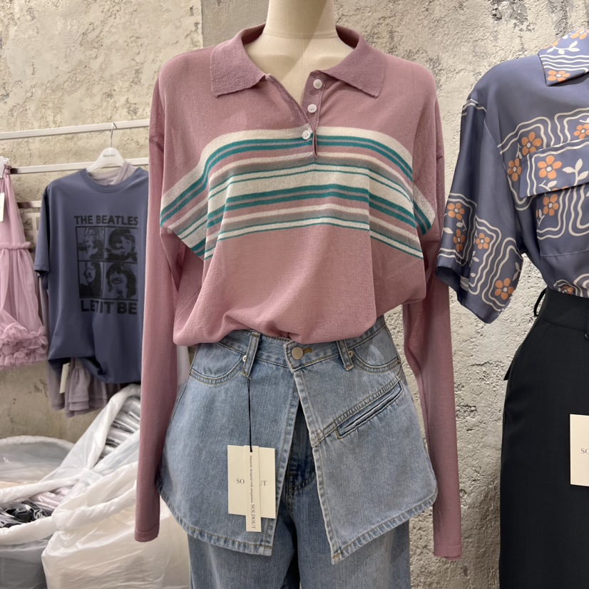 SOLD OUT韓國直郵㊣女裝新品人氣25春夏時尚推薦熱賣針織衫SOLD OUT針織衫