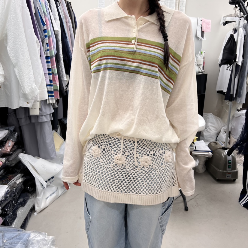 SOLD OUT韓國直郵㊣女裝新品人氣25春夏時尚推薦熱賣針織衫SOLD OUT針織衫圖色2