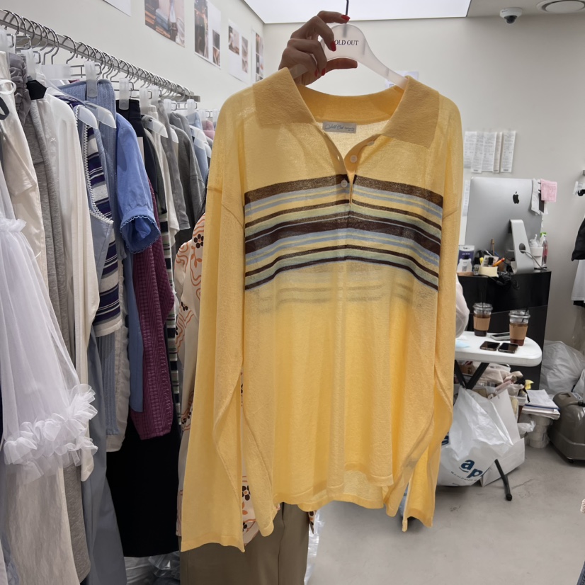 SOLD OUT韓國直郵㊣女裝新品人氣25春夏時尚推薦熱賣針織衫SOLD OUT針織衫圖色3