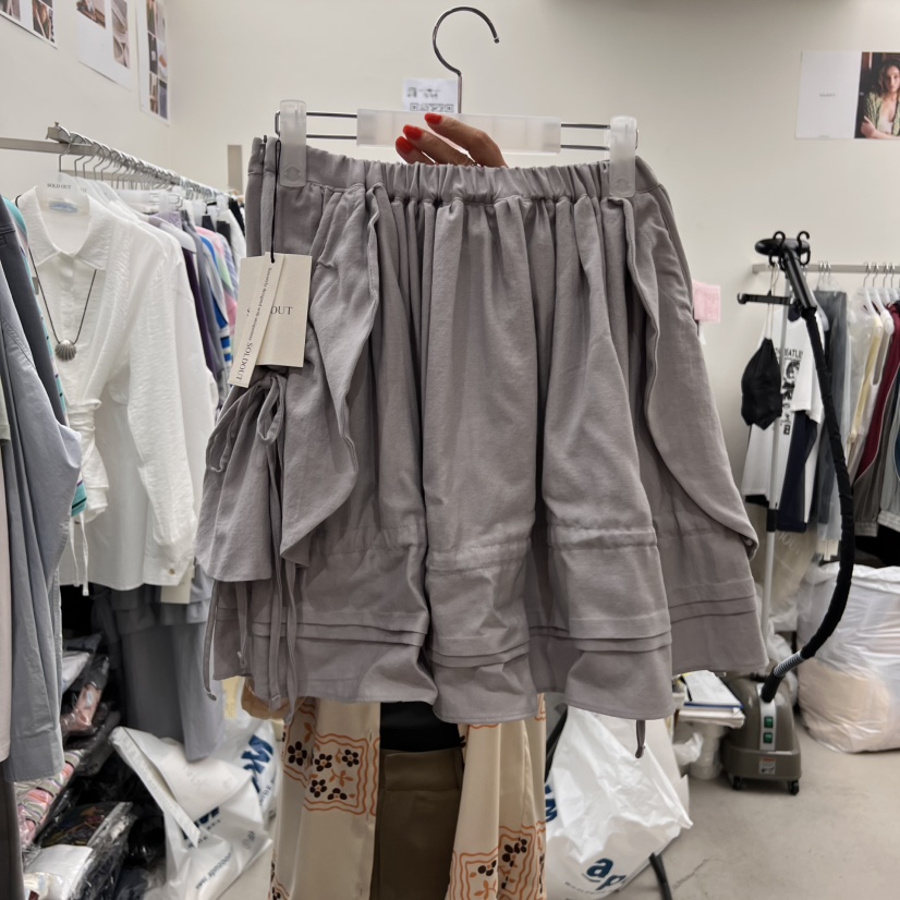 SOLD OUT韓國直郵㊣女裝新品25春夏休閑熱賣時尚人氣推薦短裙SOLD OUT短裙
