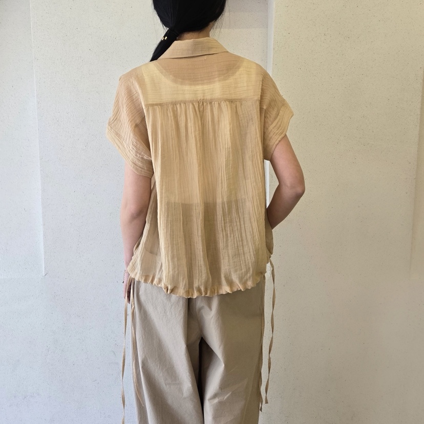 LA BLOOM韓國直郵㊣東大門實拍女裝新款推薦時尚襯衫蕾絲衫La Bloom襯衫/蕾絲衫