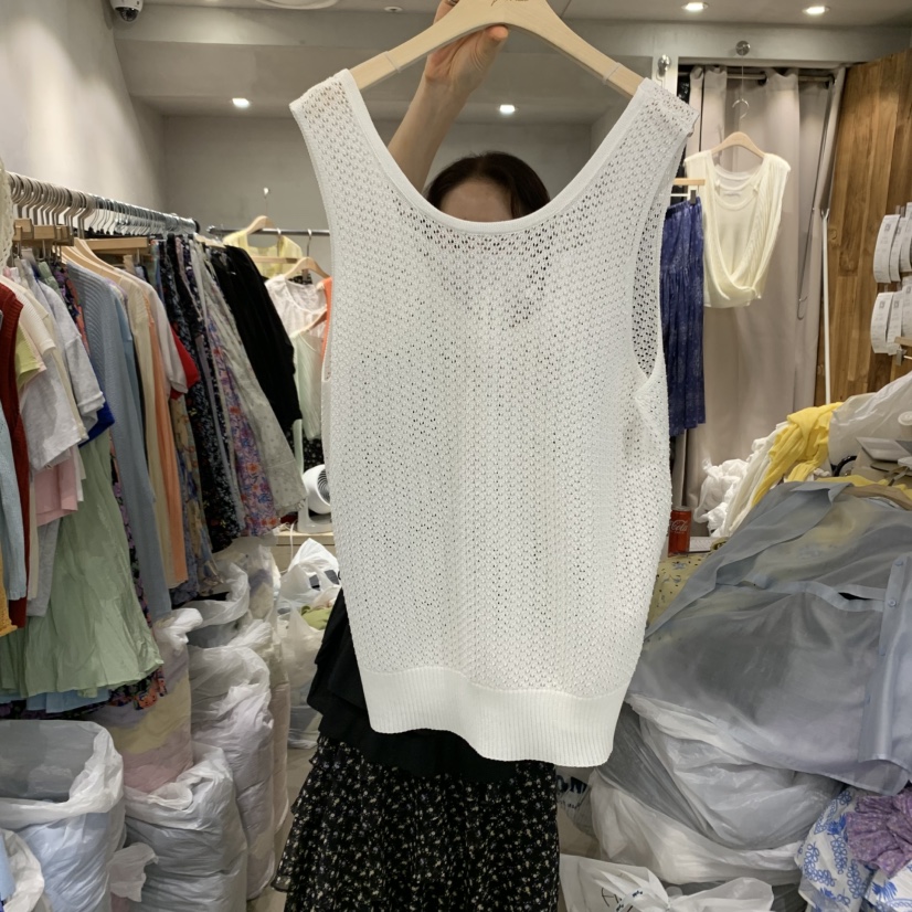 LOGROAD東大門代購女裝新款25春夏職業推薦真品時尚吊帶背心LOG ROAD吊帶/背心圖色2