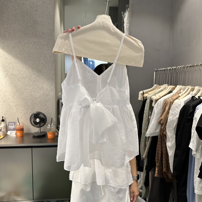 AMOEBA東大門代購女士新品職業休閑時尚推薦熱賣25春夏吊帶背心AMOEBA吊帶/背心