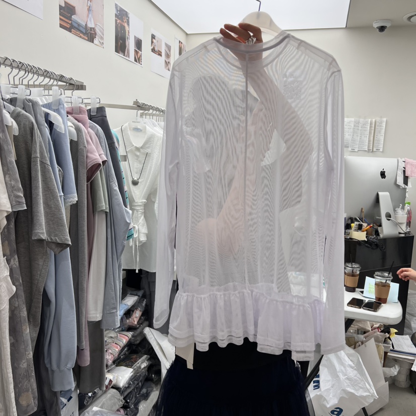 SOLD OUT東大門代購女裝新品25春夏時尚人氣職業熱賣長袖T恤SOLD OUT長袖T恤