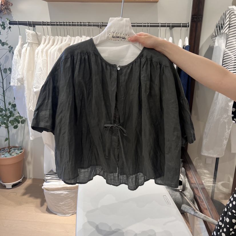 LE JARDINET韓國代購女士新款25春夏時尚熱賣職業襯衫蕾絲衫LE JARDINET襯衫/蕾絲衫圖色2