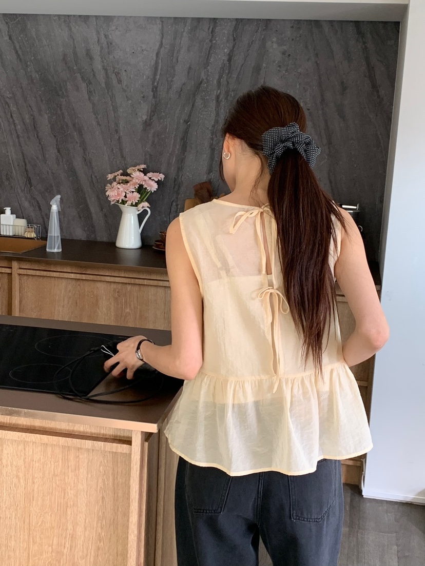 RIVER RAIN韓國直郵女裝新款25春夏熱賣推薦休閑人氣吊帶背心RIVER RAIN吊帶/背心