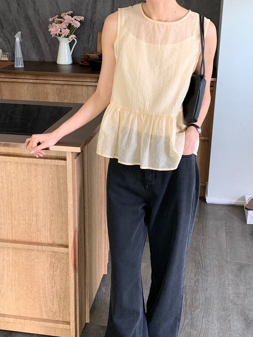 RIVER RAIN韓國直郵女裝新款25春夏熱賣推薦休閑人氣吊帶背心RIVER RAIN吊帶/背心