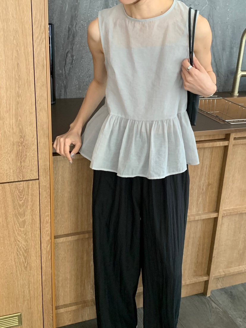 RIVER RAIN韓國直郵女裝新款25春夏熱賣推薦休閑人氣吊帶背心RIVER RAIN吊帶/背心