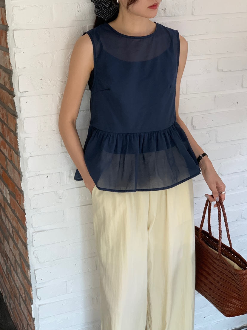RIVER RAIN韓國直郵女裝新款25春夏熱賣推薦休閑人氣吊帶背心RIVER RAIN吊帶/背心