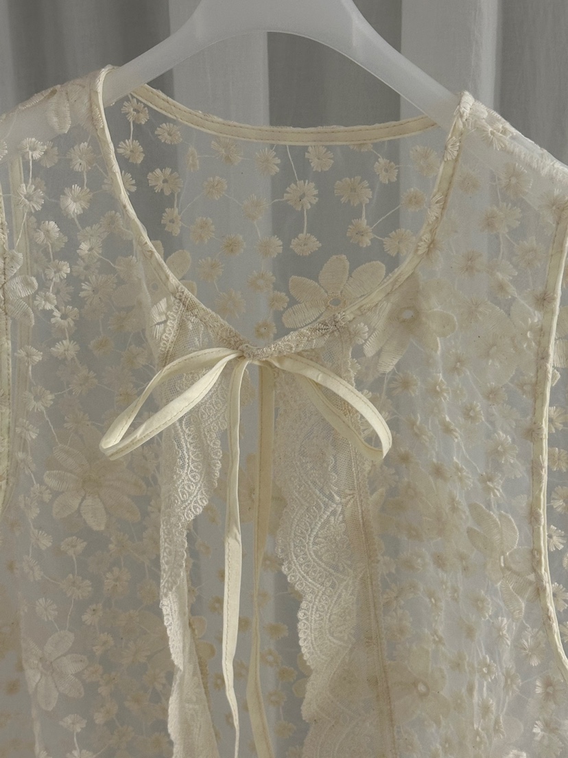 RIVER RAIN東大門實拍女裝新品時尚人氣25春夏真品馬甲蕾絲RIVER RAIN馬甲