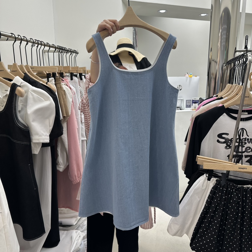 VENEFIT東大門實拍女裝新品人氣推薦熱賣休閑時尚25春夏連衣裙VENEFIT/JENNIE連衣裙