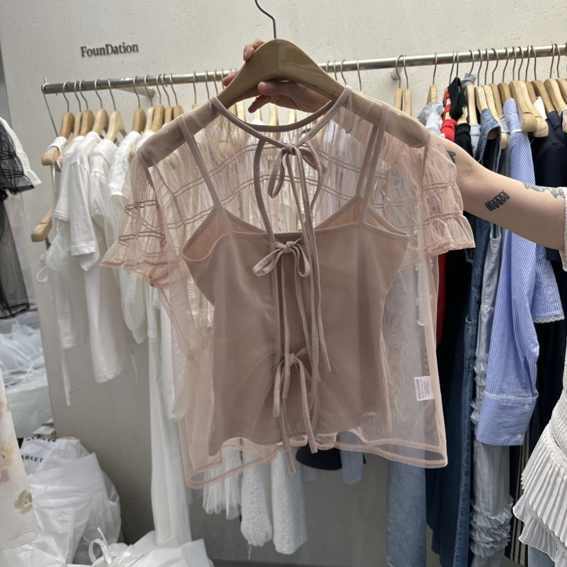 FOUNDATION東大門實拍女裝新品人氣熱賣25春夏休閑套裝兩件套FOUNDATION套裝