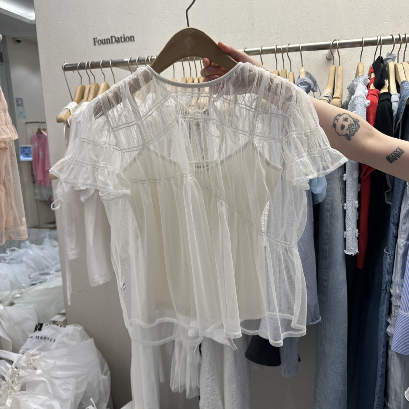 FOUNDATION東大門實拍女裝新品人氣熱賣25春夏休閑套裝兩件套FOUNDATION套裝