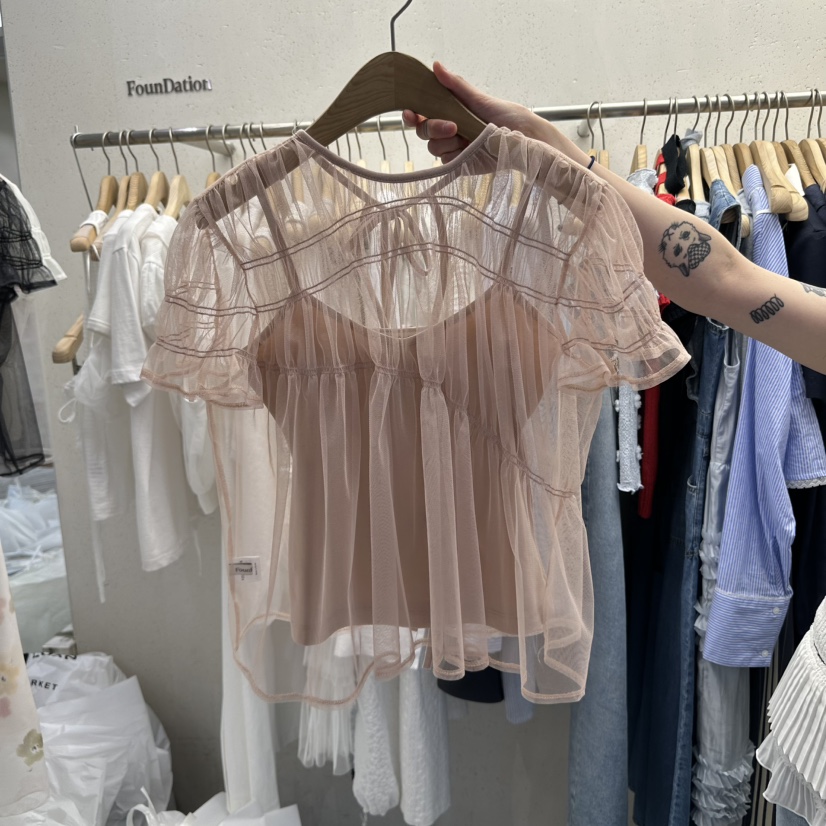 FOUNDATION東大門實拍女裝新品人氣熱賣25春夏休閑套裝兩件套FOUNDATION套裝圖色3