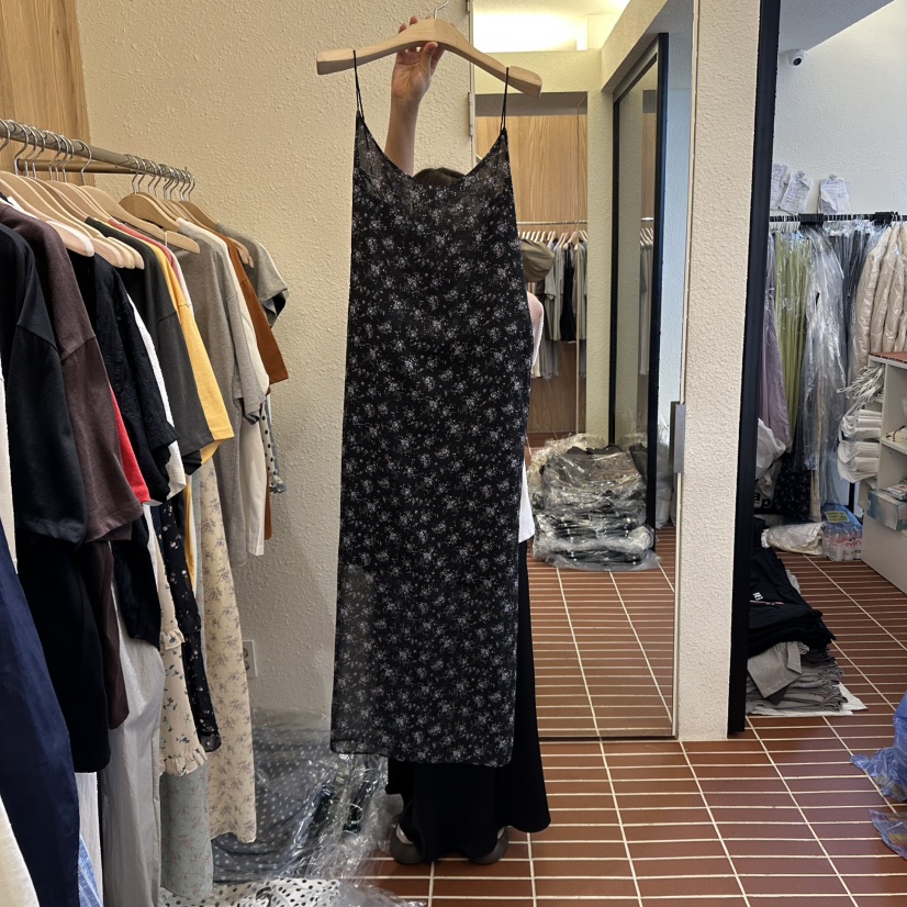 CHOI-L東大門直郵女裝新品真品職業熱賣人氣25春夏連衣裙透視CHOI連衣裙圖色2