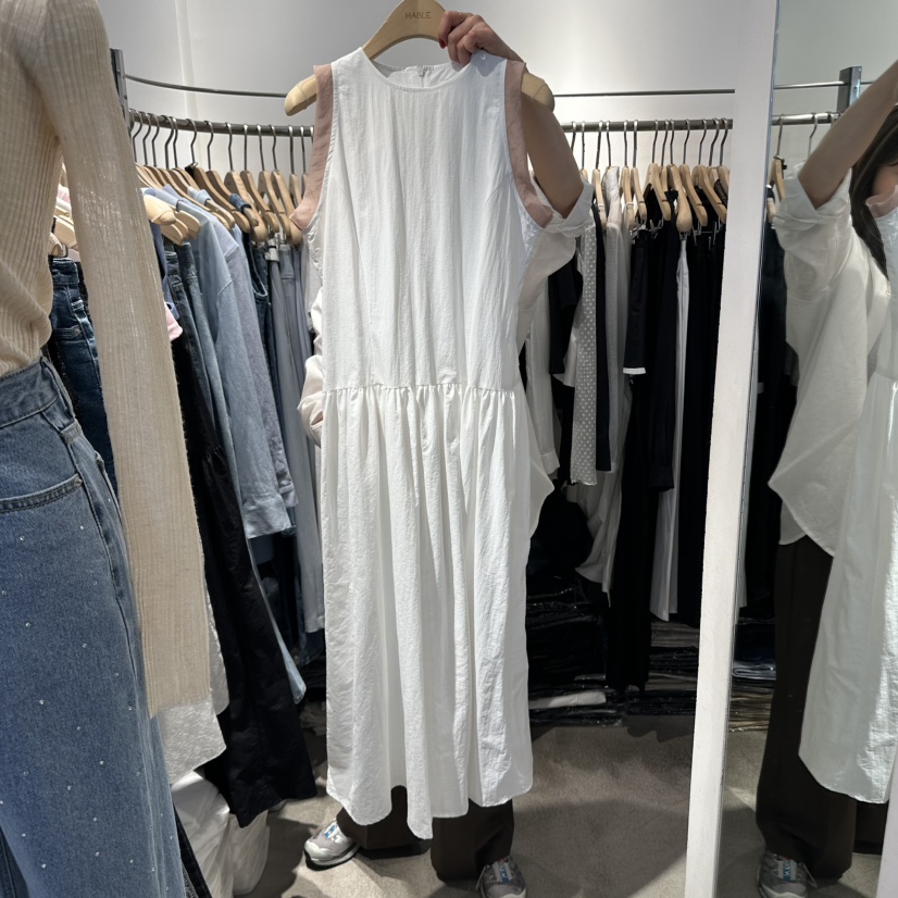 HABLE東大門代購女裝新品時尚熱賣真品休閑人氣推薦25春夏連衣裙HABLE連衣裙