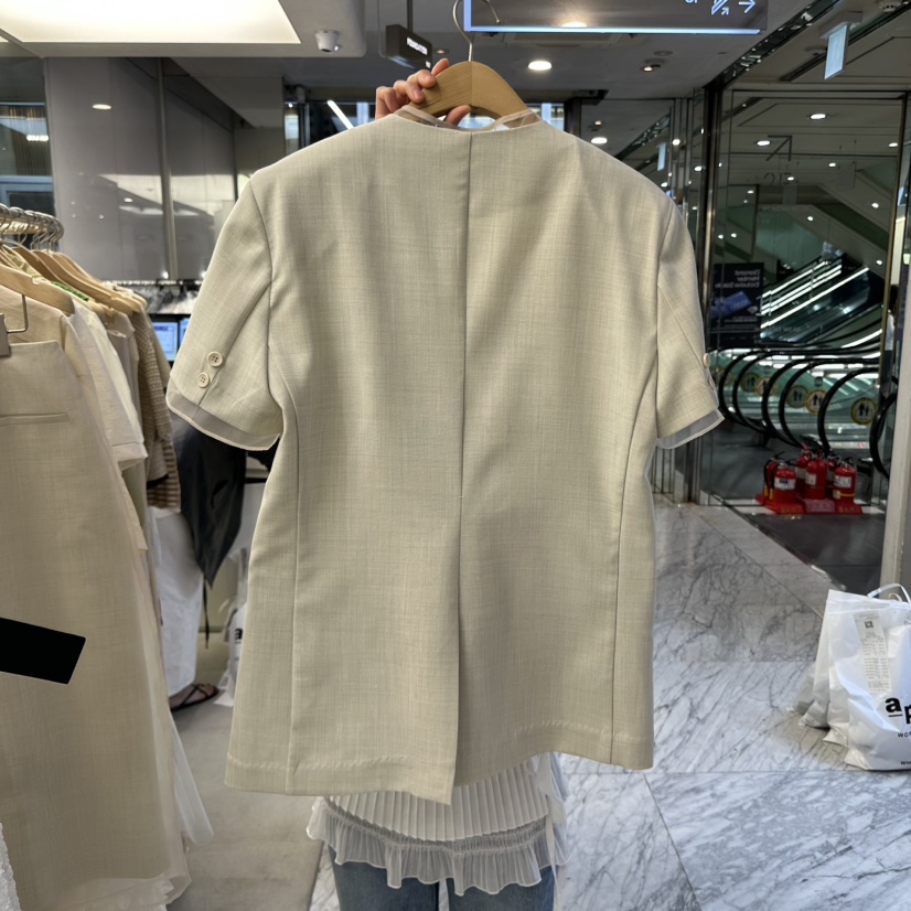 FOUNDATION韓國直郵女裝新品休閑時尚25春夏真品推薦人氣夾克FOUNDATION夾克