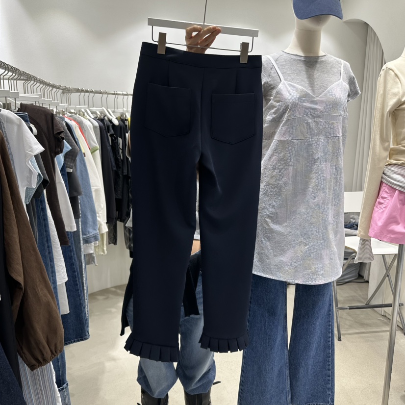 INNI韓國代購女裝新款真品25春夏時尚熱賣職業休閑人氣休閑褲inni休閑褲