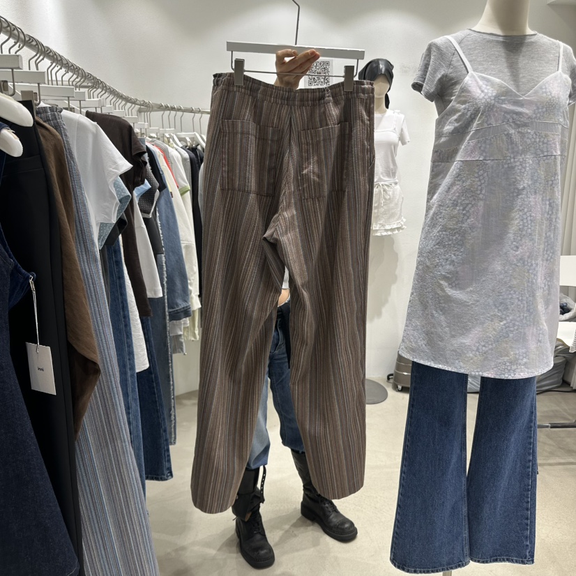 INNI東大門代購女士新品真品25春夏熱賣休閑時尚人氣休閑褲inni休閑褲