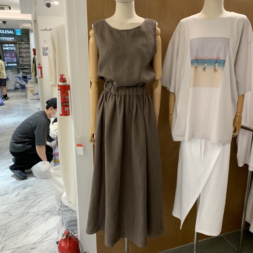 BLAIR韓國直郵女士新款推薦時尚職業25春夏真品熱賣連衣裙亞麻BLAIR seoul連衣裙