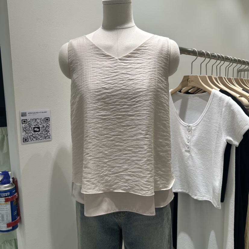 GLORY東大門代購女裝新款真品時尚推薦25春夏職業熱賣吊帶背心GLORY吊帶/背心