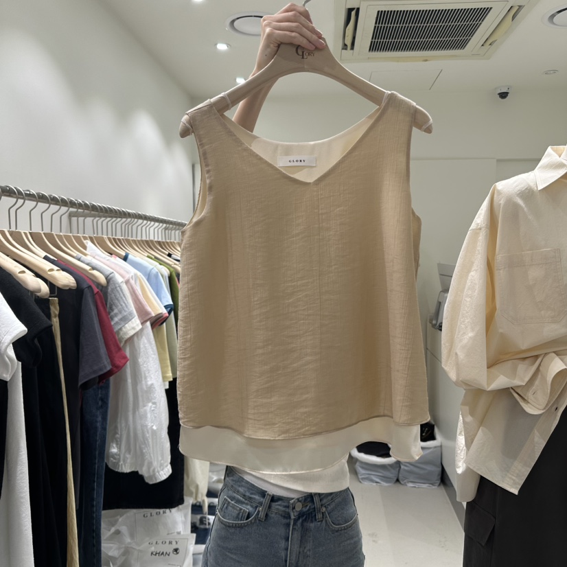 GLORY東大門代購女裝新款真品時尚推薦25春夏職業熱賣吊帶背心GLORY吊帶/背心圖色2
