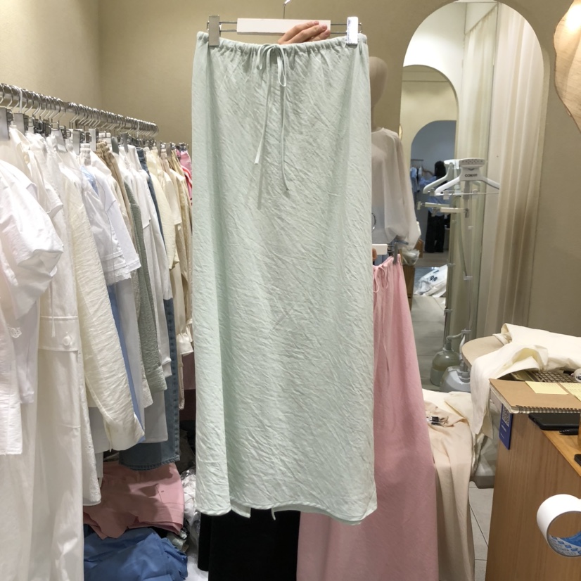 BROCCOLISALAD韓國代購女裝新款25春夏休閑真品半身裙中短裙BROCCOLISALAD半身裙/中短裙圖色4