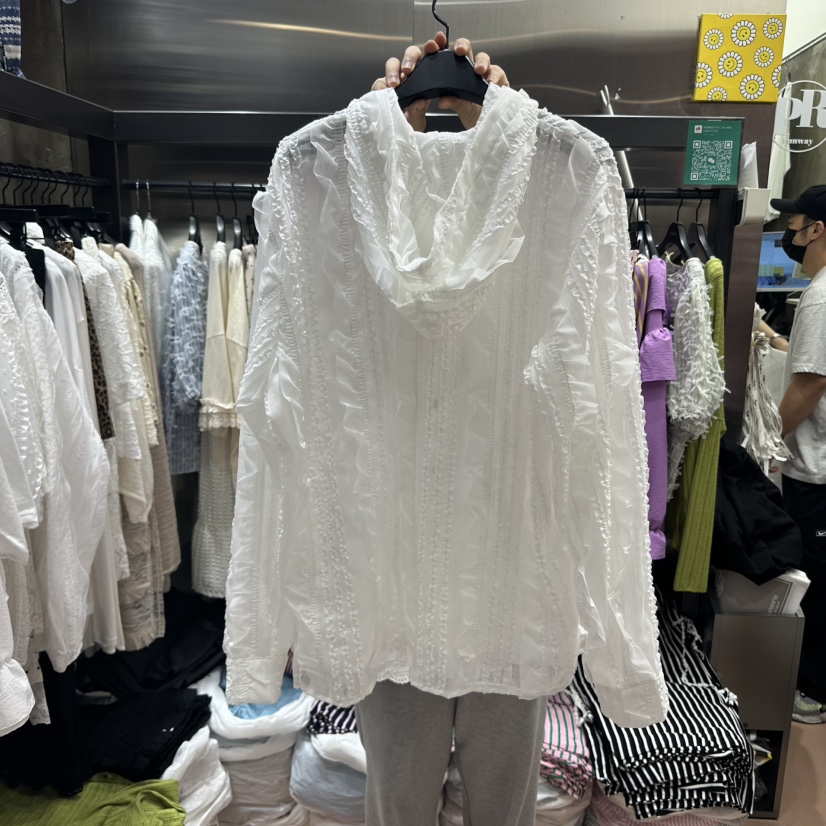 RUNWAY-런웨이東大門代購女士新品推薦休閑真品襯衫蕾絲衫RUNWAY襯衫/蕾絲衫