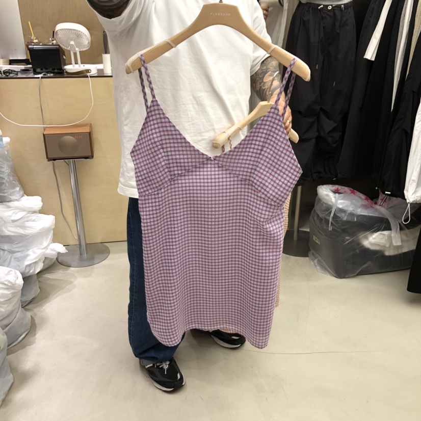 PLEASURE東大門實拍女裝新品25春夏真品時尚人氣休閑連衣裙PLEASURE連衣裙