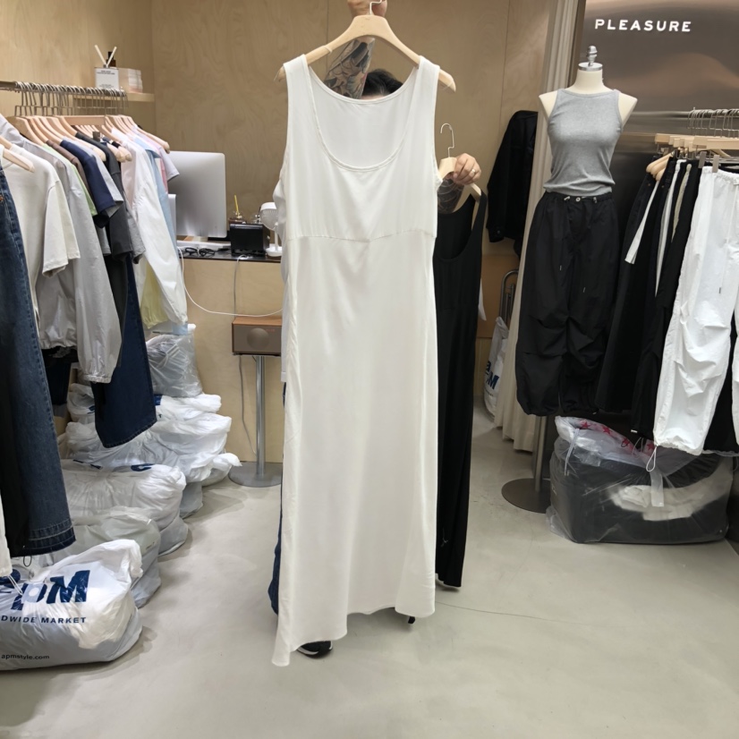 PLEASURE東大門直郵女士新品休閑25春夏職業推薦真品連衣裙PLEASURE連衣裙